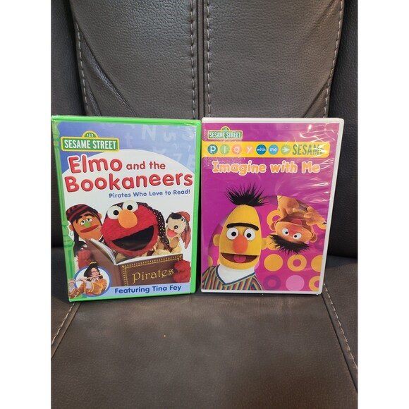 Sesame Street DVD Lot Imagine With Me, Christmas Carol, The Bookaneers - Picture 7 of 11
